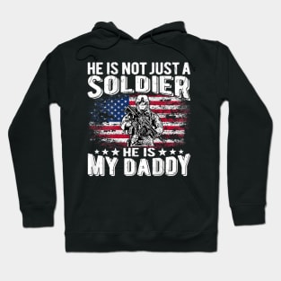 My Daddy Is A Soldier Patriotic Proud Military Daughter Son Hoodie